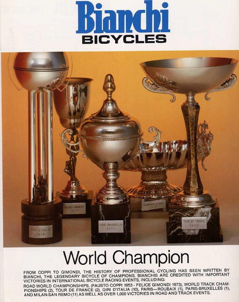 Bianchi 1981 catalog cover