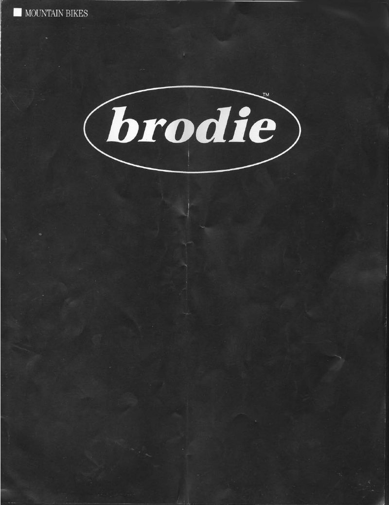Brodie 1990 catalog cover