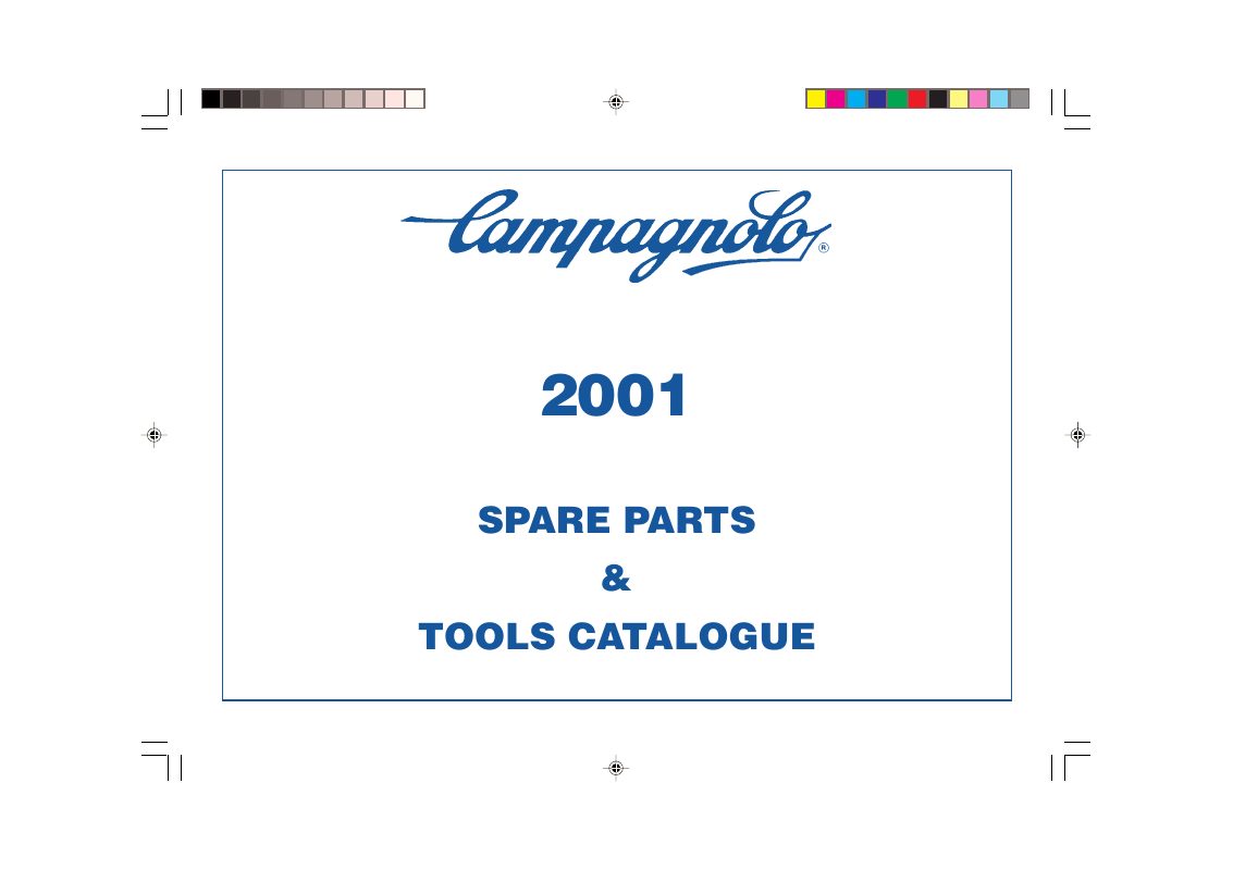 Campagnolo 2001 catalog cover