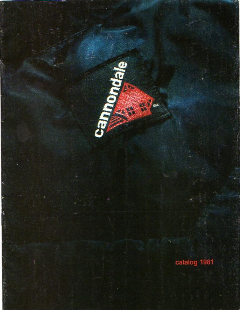 Cannondale 1981 catalog cover
