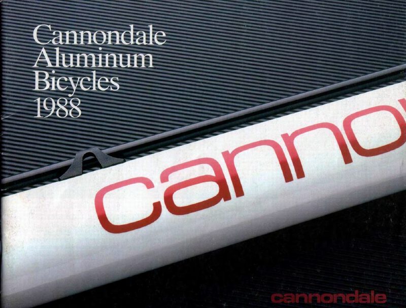 Cannondale 1988 catalog cover