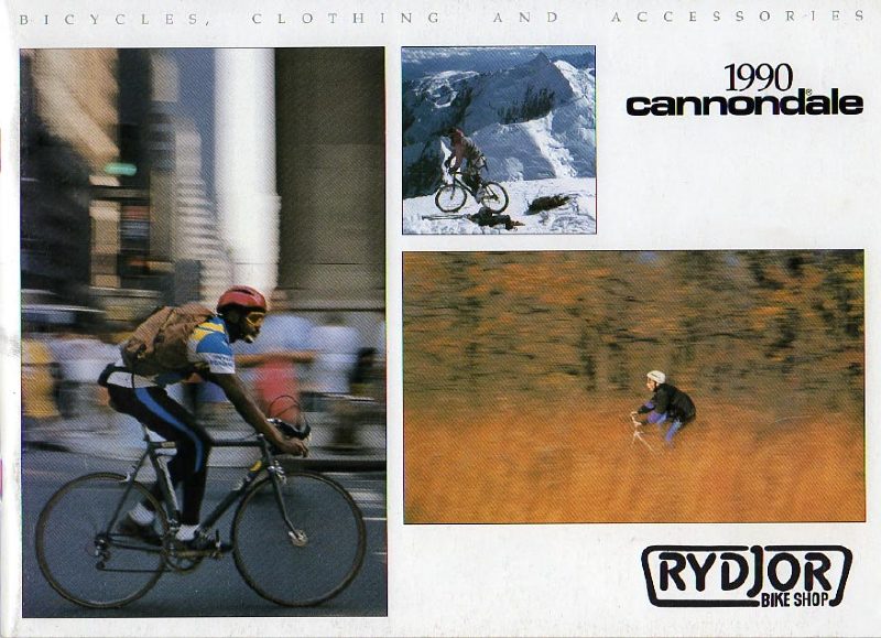 Cannondale 1990 catalog cover