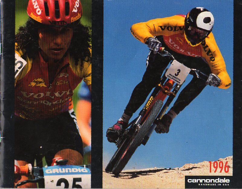 Cannondale 1996 catalog cover