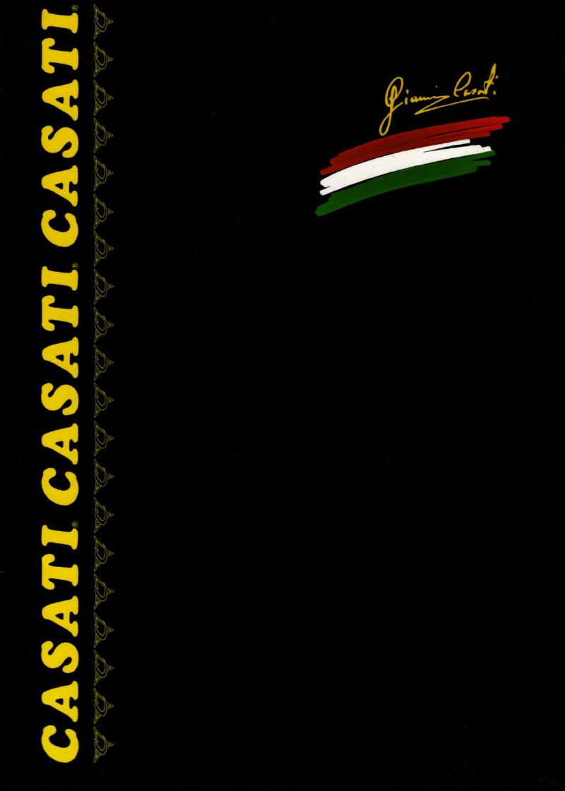 Casati 1988 catalog cover