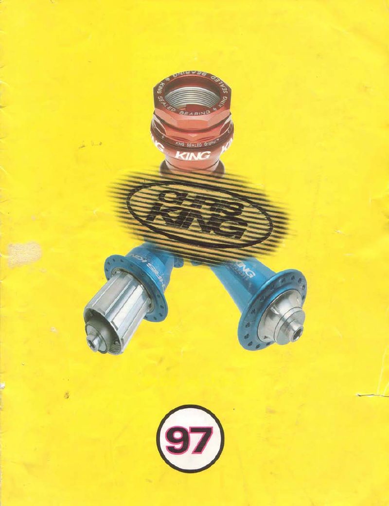 Chris King 1997 catalog cover
