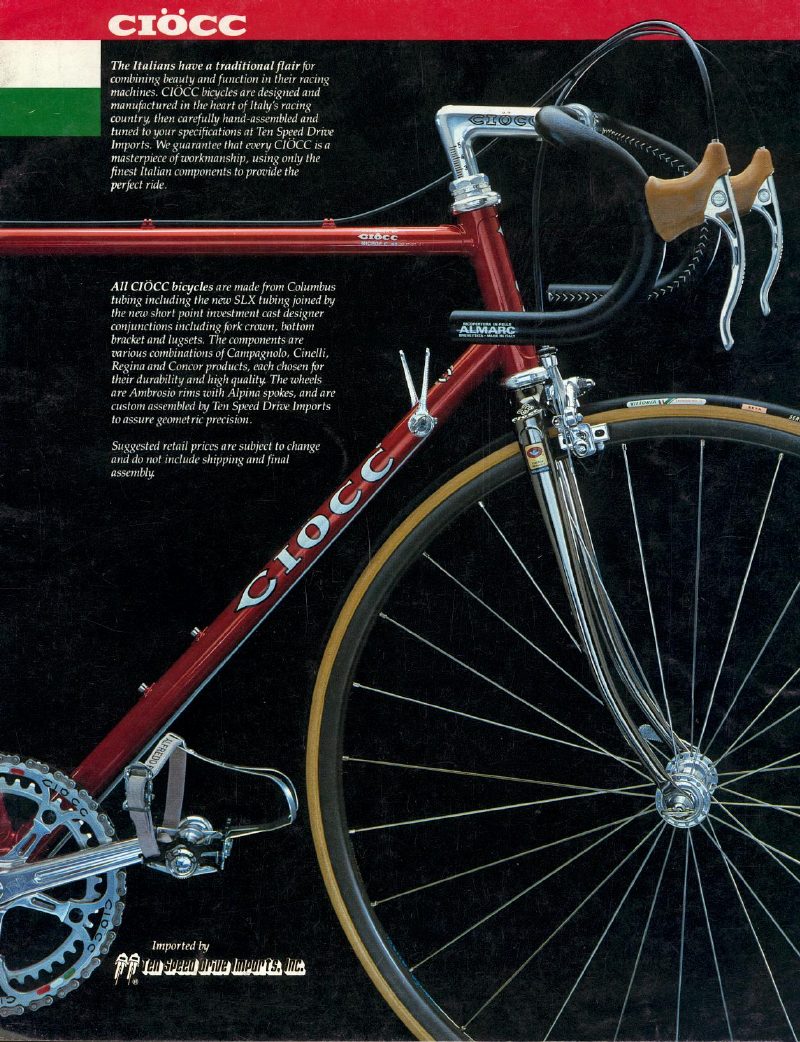 Ciocc 1984 catalog cover