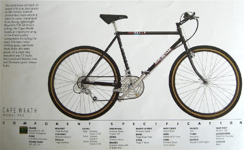 Claud Butler 1989 catalog cover