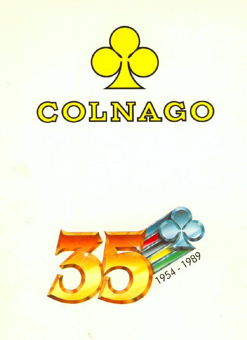 Colnago 1989 catalog cover