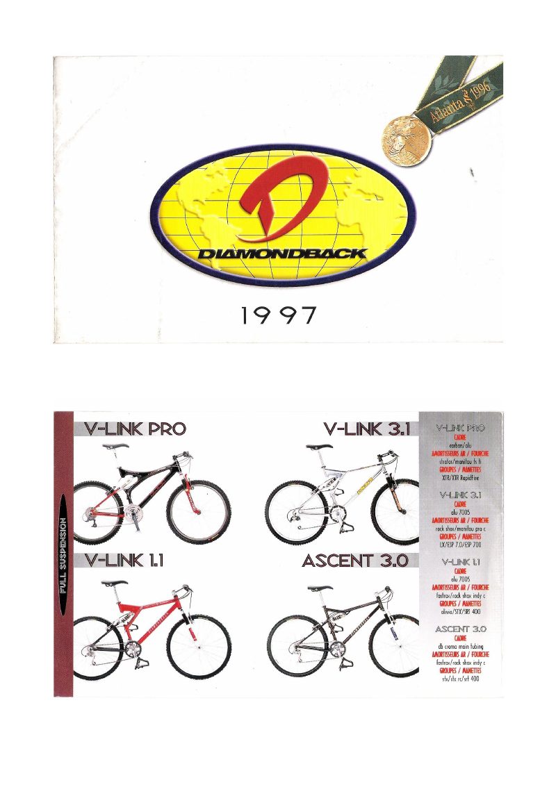 Diamondback 1997 catalog cover