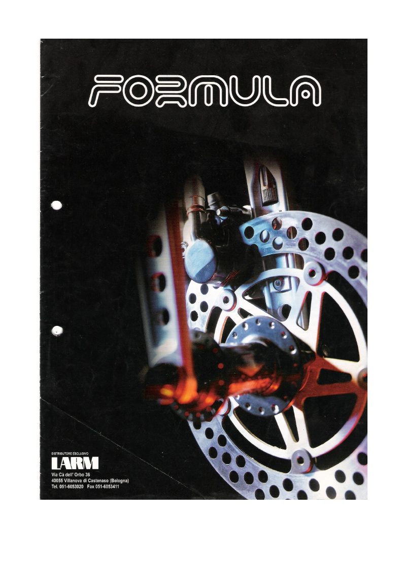Formula Undated catalog cover
