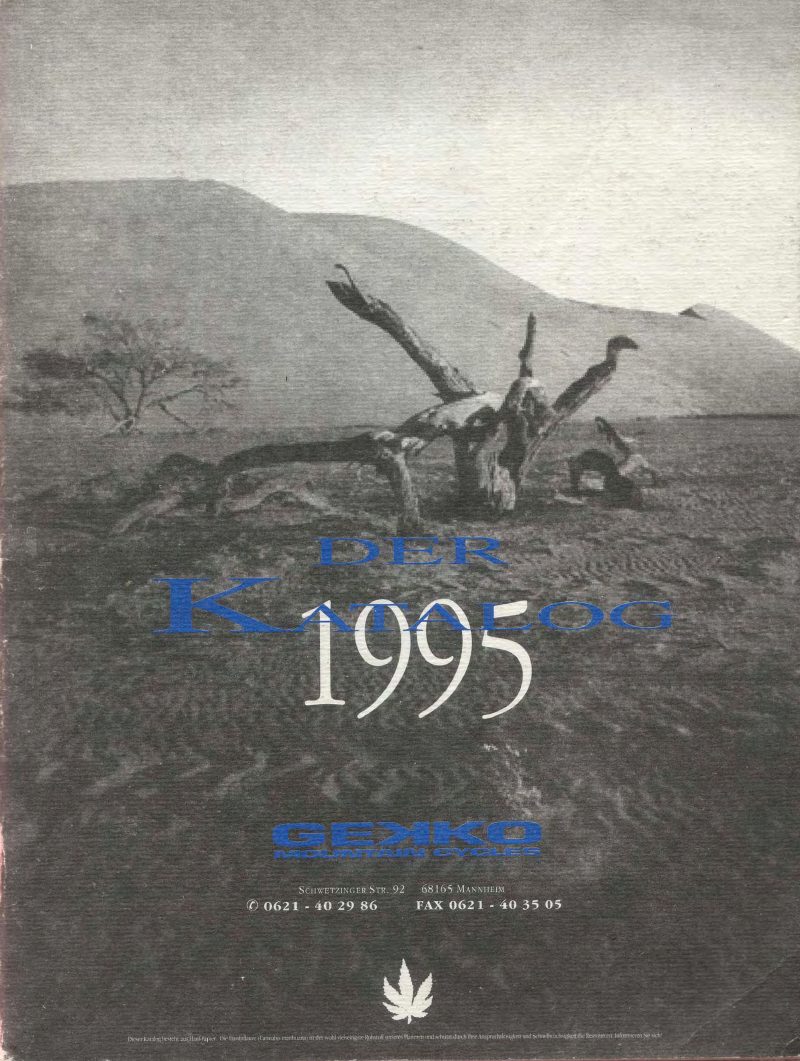 Gekko 1995 catalog cover