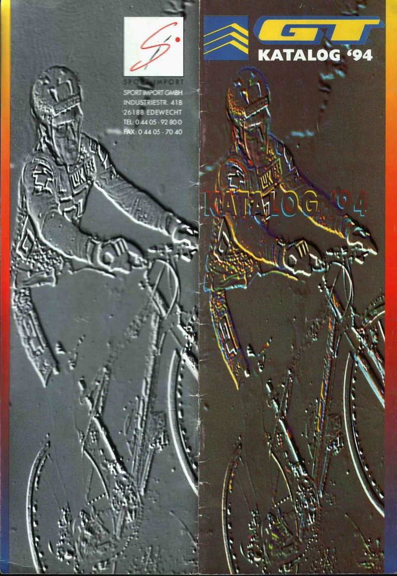 GT 1994 catalog cover