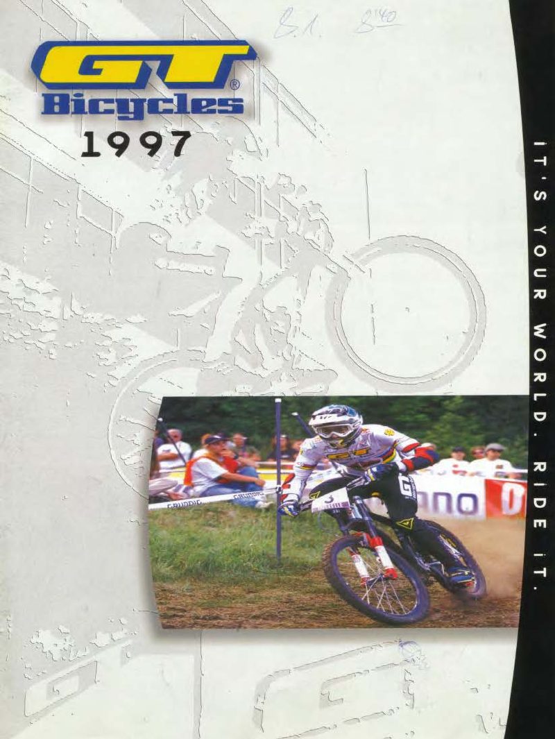 GT 1997 catalog cover