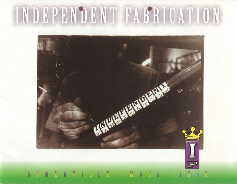 Independent Fabrication 1998 catalog cover