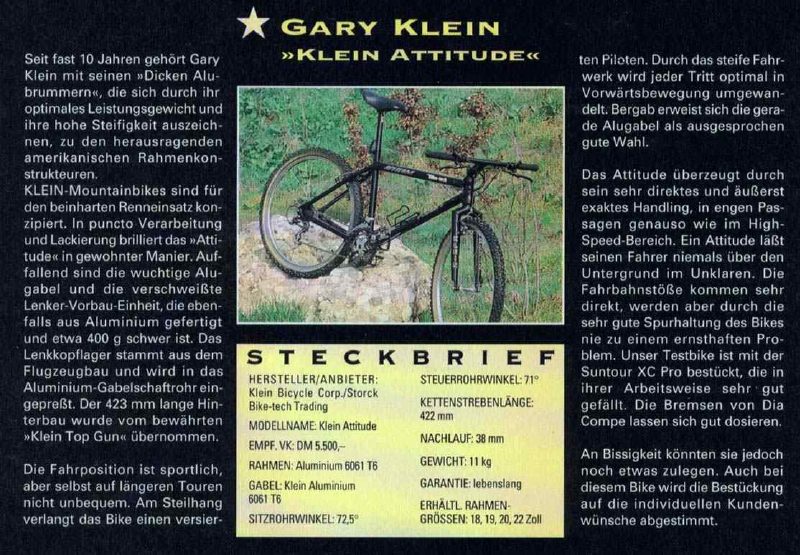 Klein 1991 catalog cover