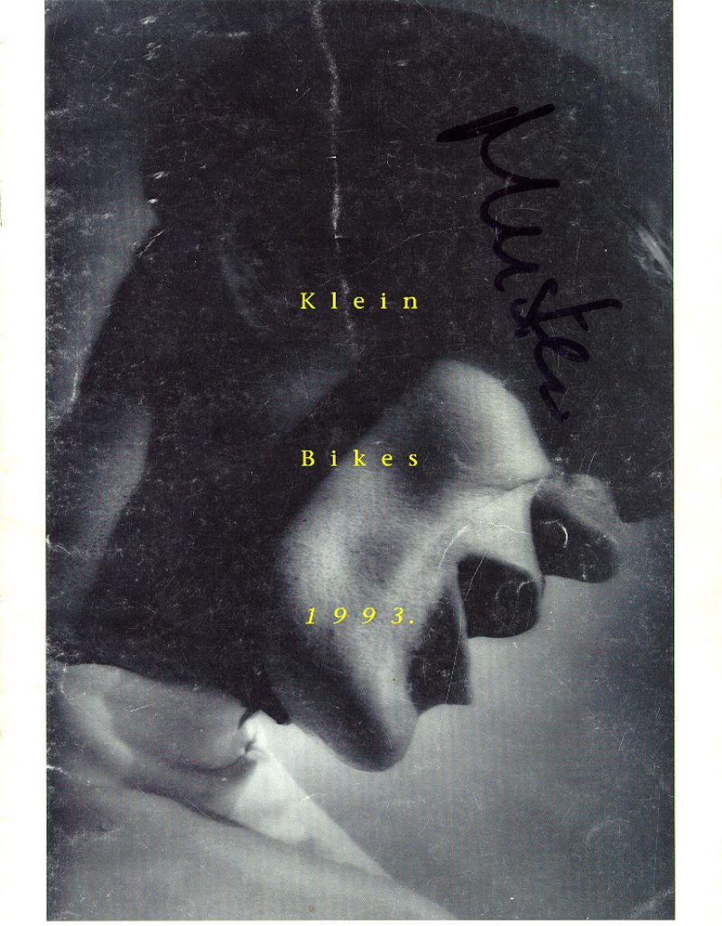 Klein 1993 catalog cover