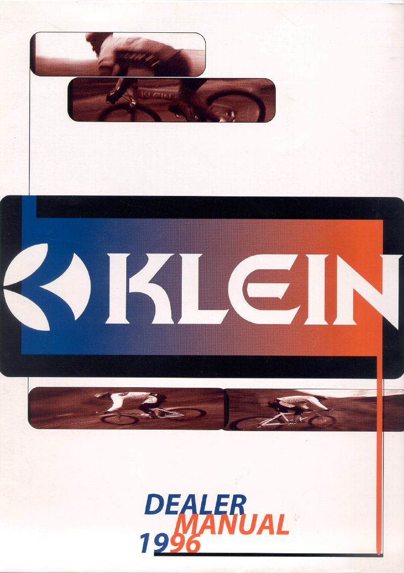 Klein 1996 catalog cover