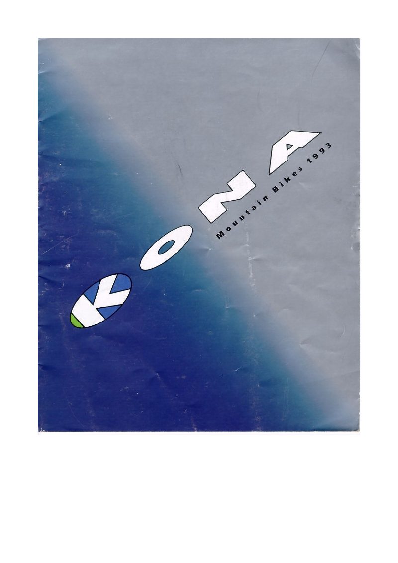 Kona 1993 catalog cover