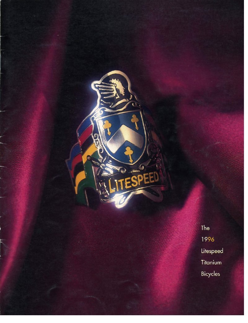 Litespeed 1996 catalog cover