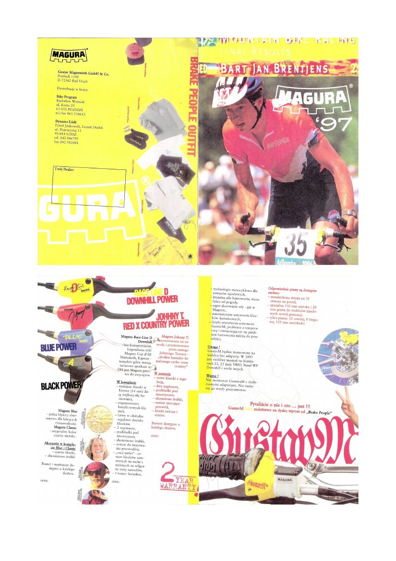 Magura 1997 catalog cover