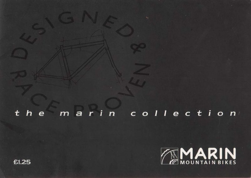 Marin 1991 catalog cover
