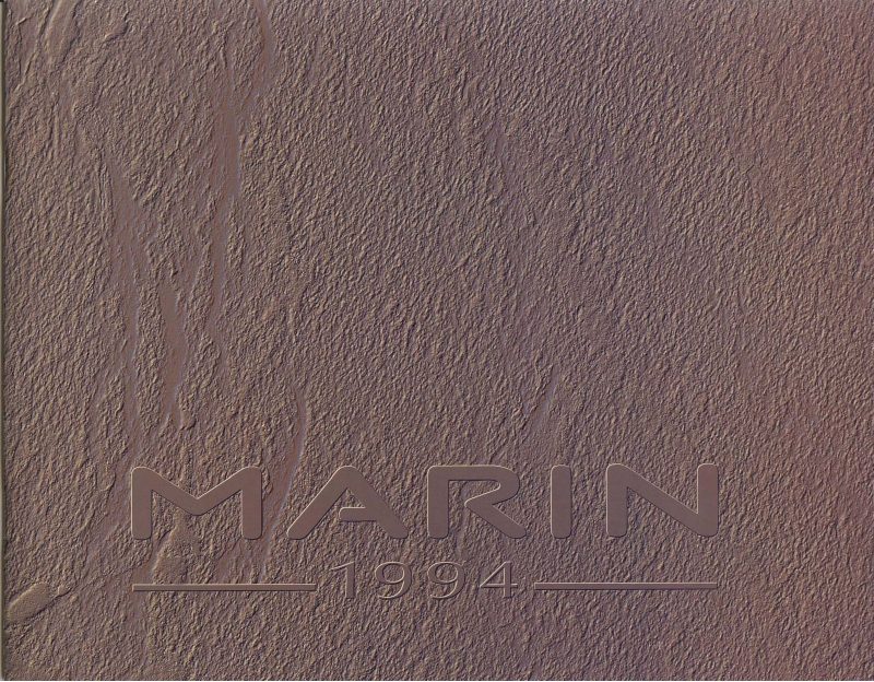 Marin 1994 catalog cover