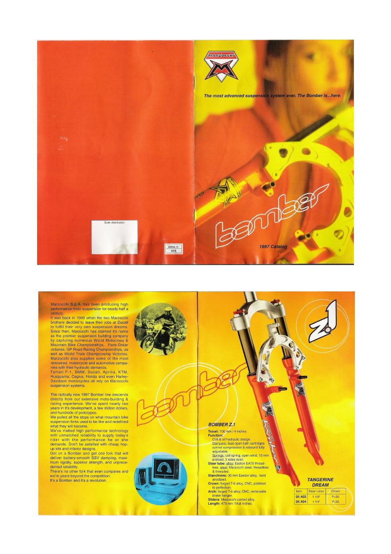 Marzocchi 1997 catalog cover