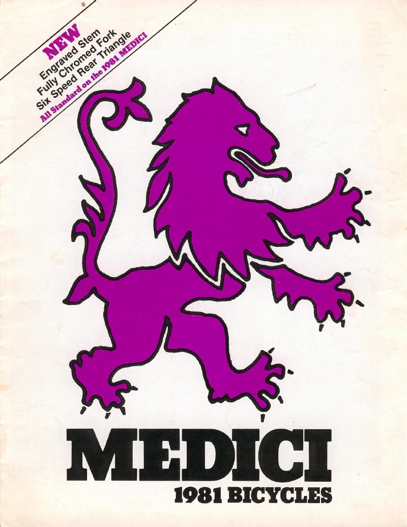 Medici 1981 catalog cover