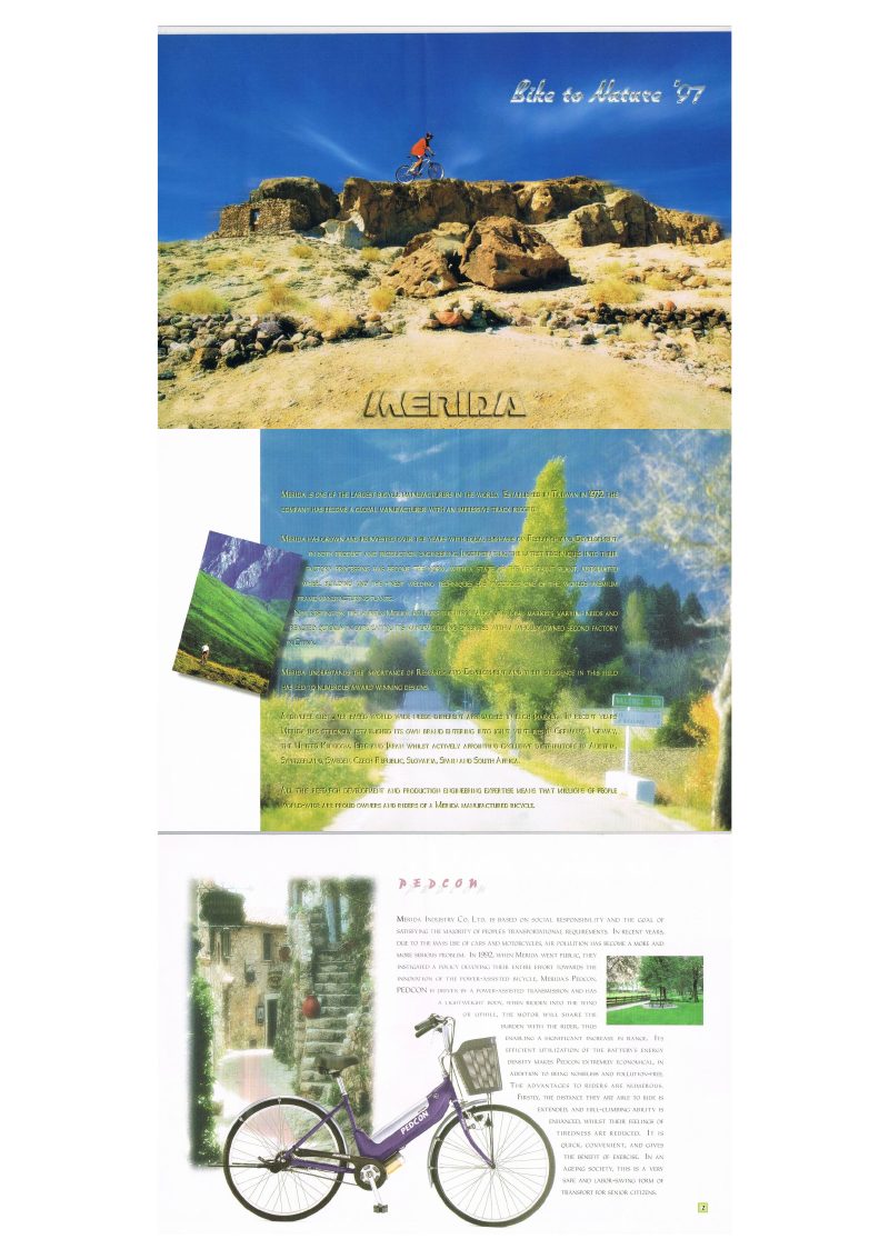Merida 1997 catalog cover