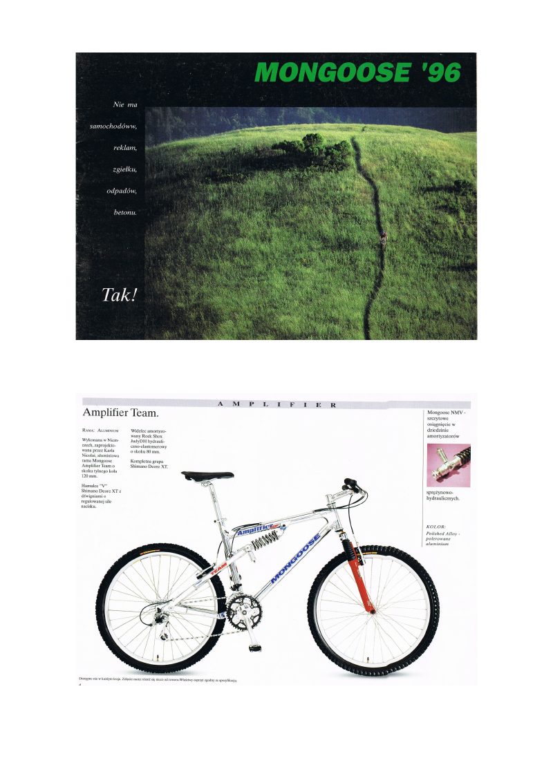 Mongoose 1996 catalog cover