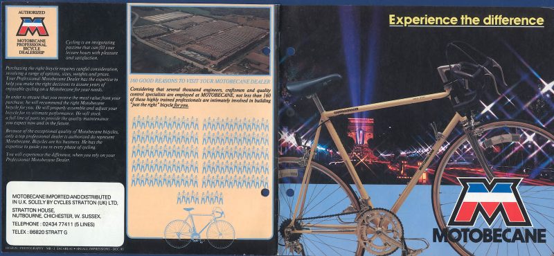 Motobecane 1984 catalog cover