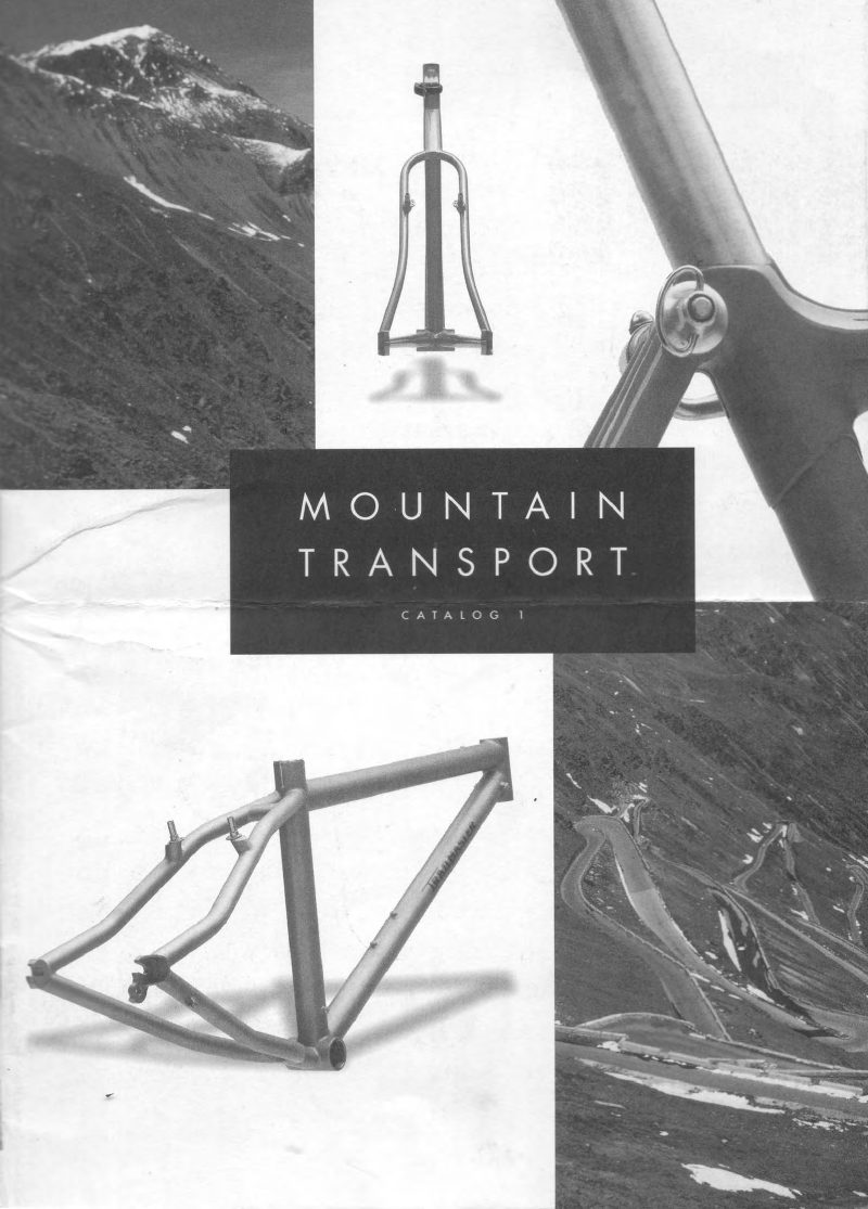 Mountain Transport Undated catalog cover