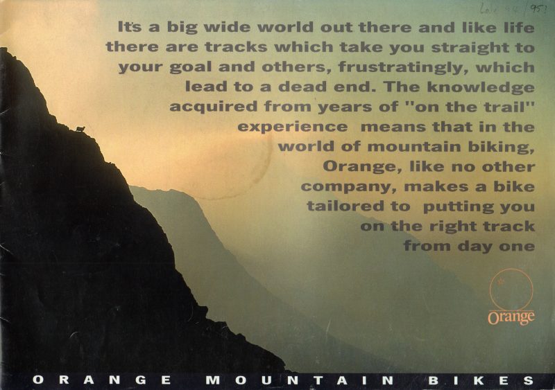 Orange 1994 catalog cover