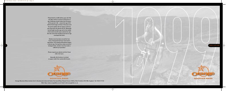 Orange 1999 catalog cover