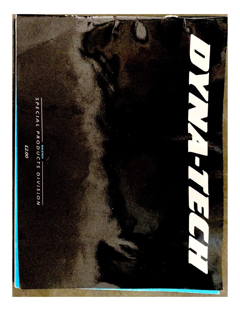 Raleigh Dyna-Tech 1991 catalog cover