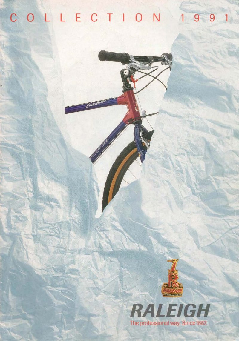 Raleigh 1991 catalog cover