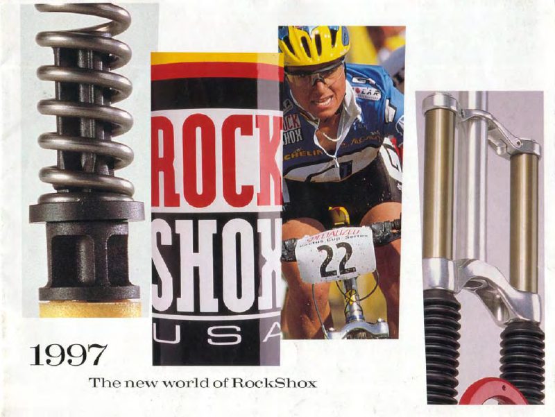 Rock Shox 1997 catalog cover