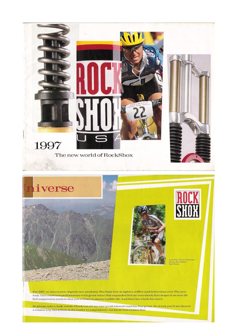 RockShox 1997 catalog cover
