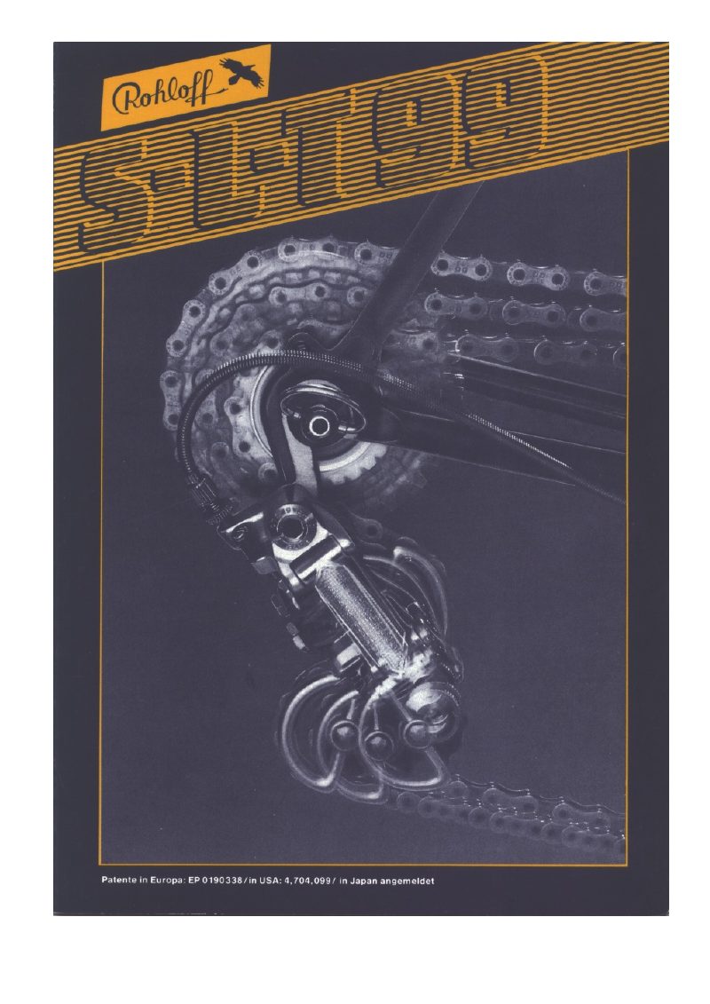 Rohloff 1988 catalog cover