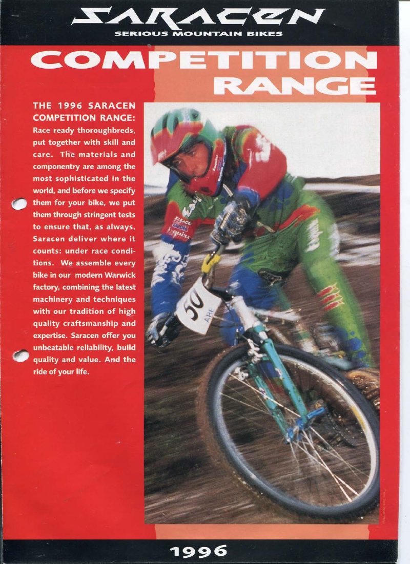 Saracen 1996 catalog cover