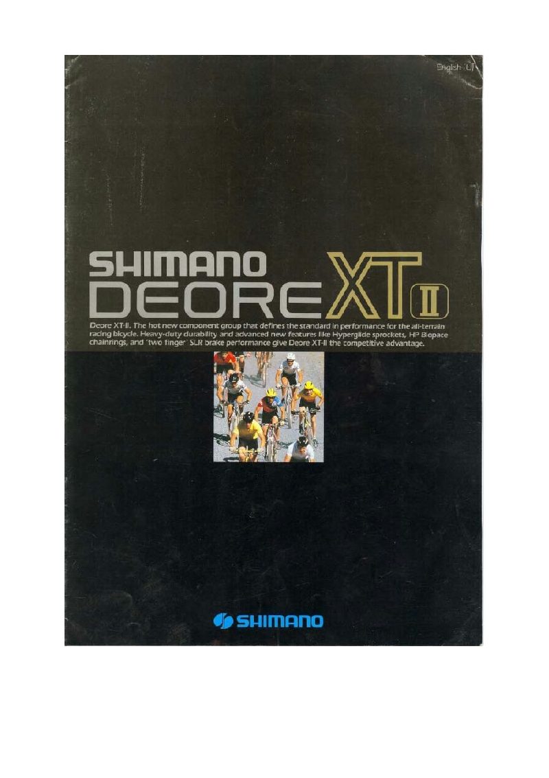Shimano 1989 catalog cover