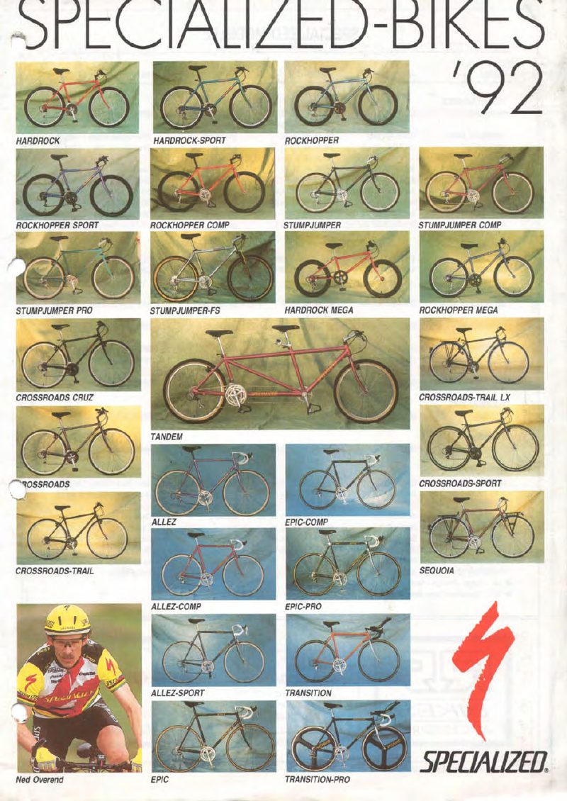 Specialized 1992 catalog cover