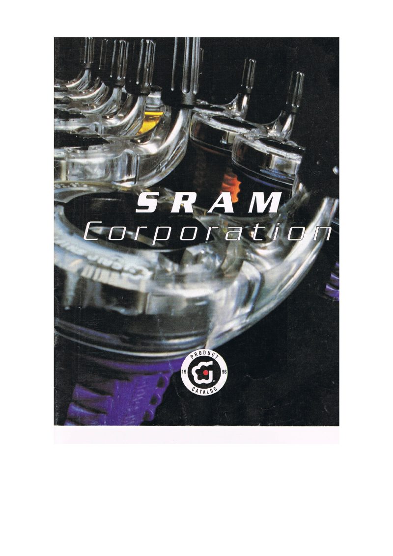 Sram 1996 catalog cover