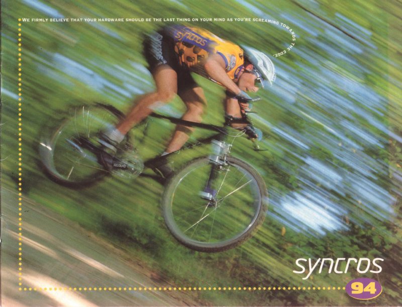 Syncros 1994 catalog cover