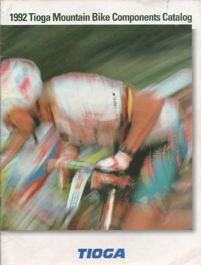 Tioga 1992 catalog cover