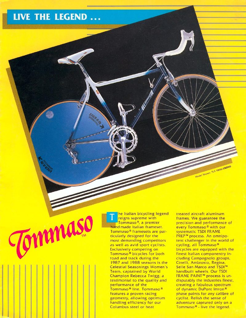 Tommaso 1985 catalog cover