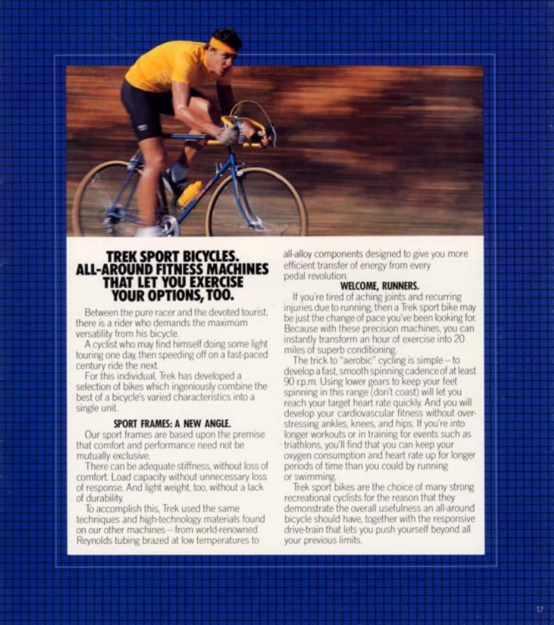 Trek 1984 catalog cover