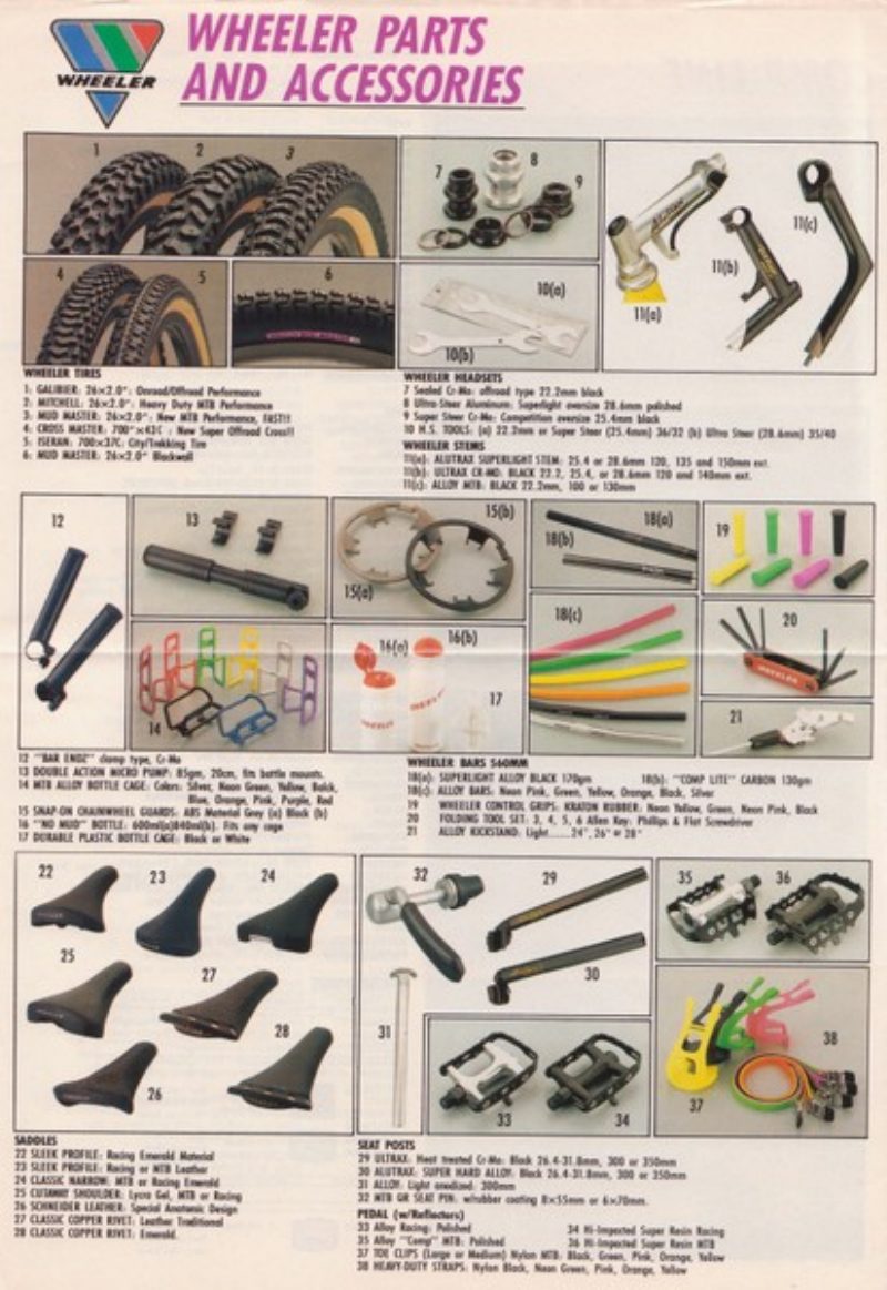 Wheeler 1992 catalog cover
