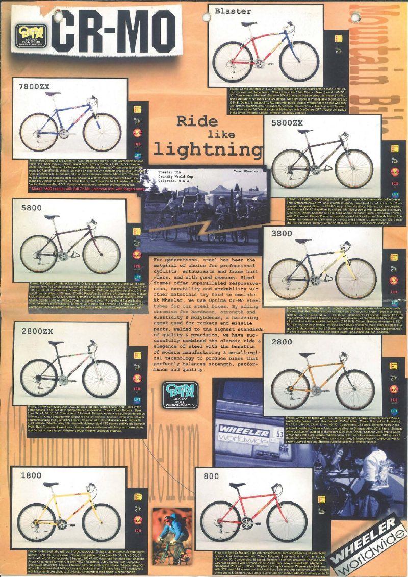 Wheeler 1999 catalog cover
