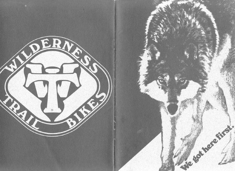 Wilderness Trail Bikes 1988 catalog cover